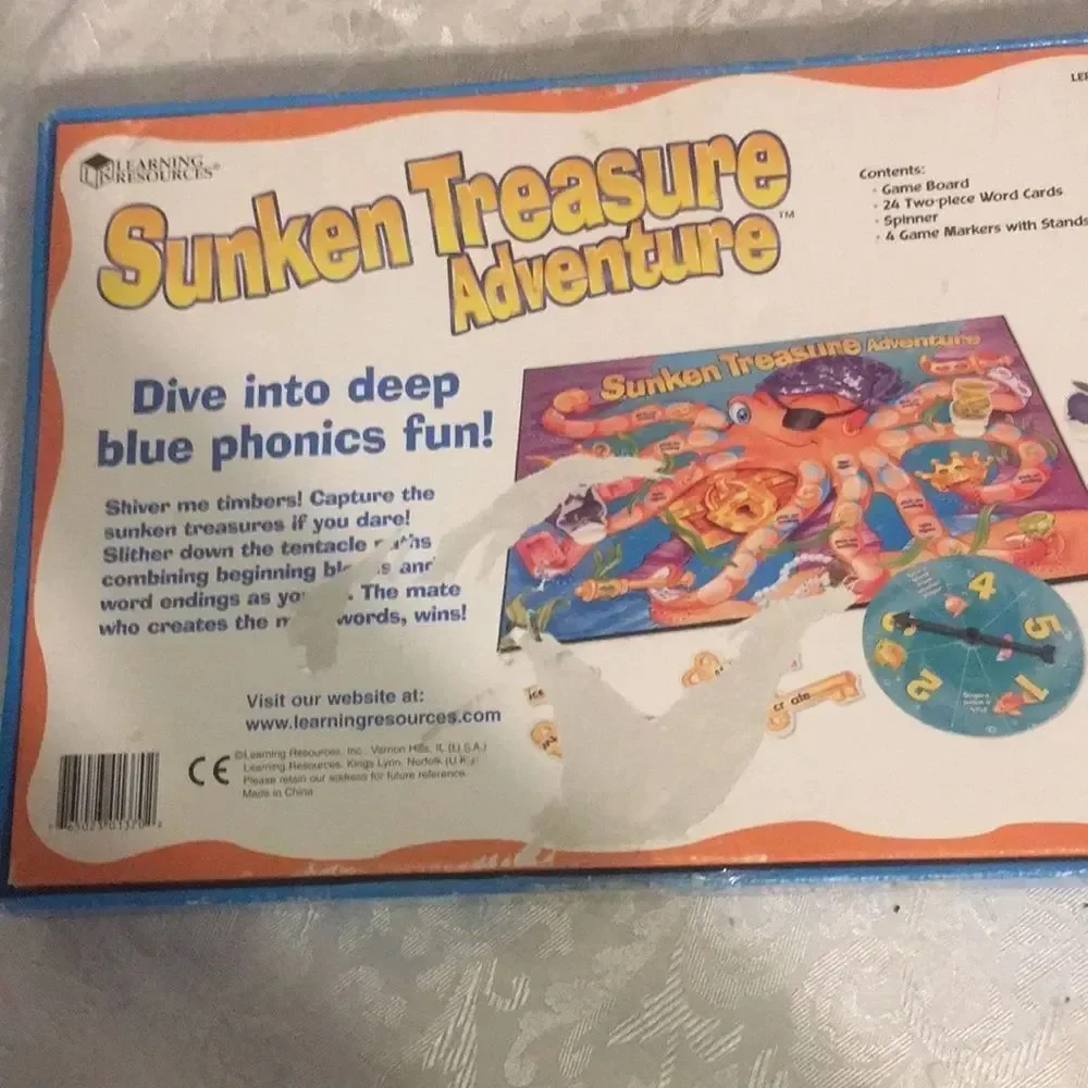 Sunken Treasure Adventure Phonics Game - Orange